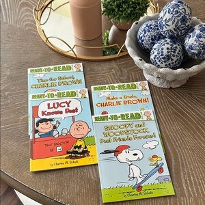 Children’s Ready-to-Read Peanuts Snoopy Charlie Brown Book Set